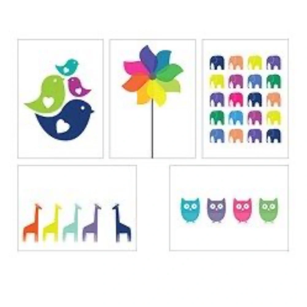 KORT colorful art card set from IKEA 5”x 7”